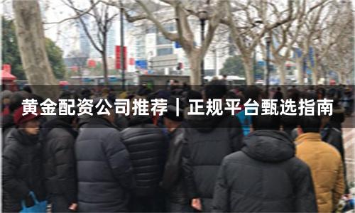 黄金配资公司推荐｜正规平台甄选指南